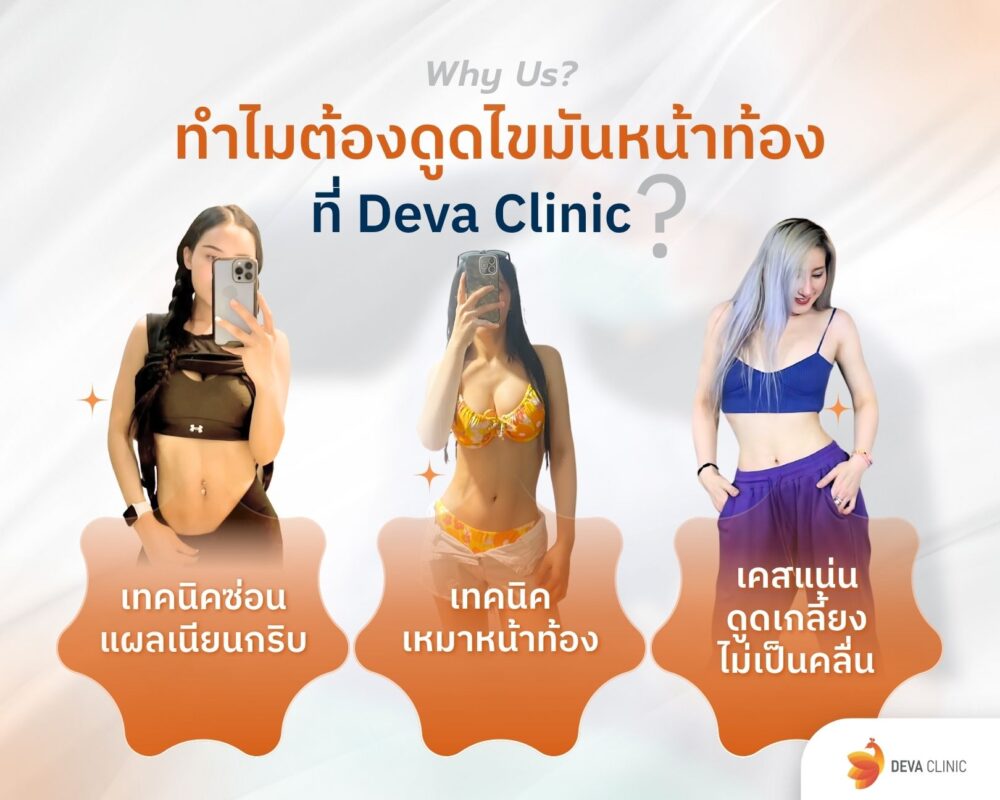 ทำไมต้องดูดไขมันหน้าท้อง deva clinic